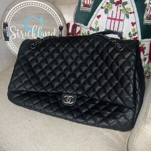 Black Quilted Shoulder Bag